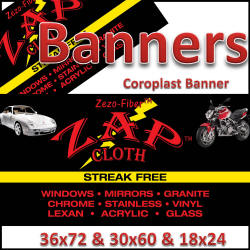 Zap Advertisement Banners and Signs