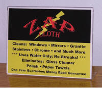 Image of acrylic sign holder